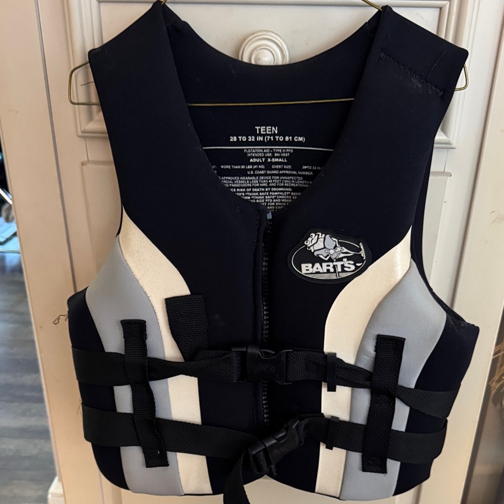 Barts Black and Swim Rashguard Life Vest